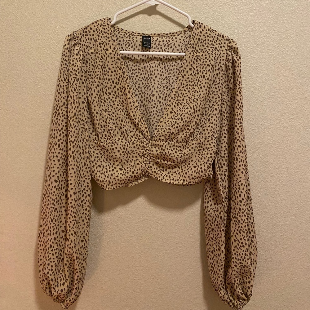 Shein Cheetah top